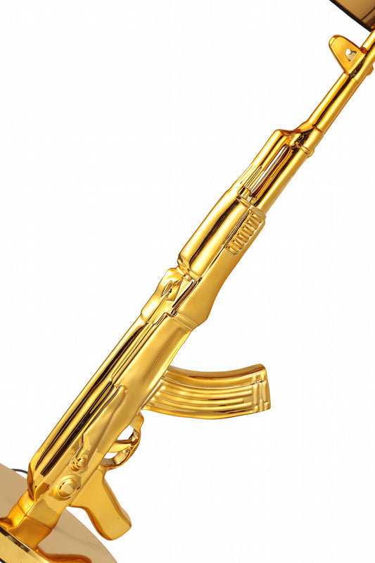 AK47 Gold Gun Table Lamp