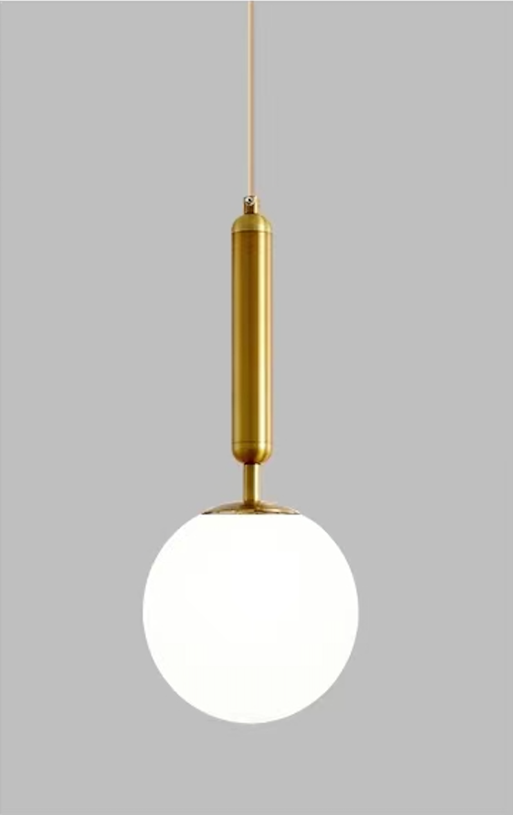 Pearl Ball Pendant Gold