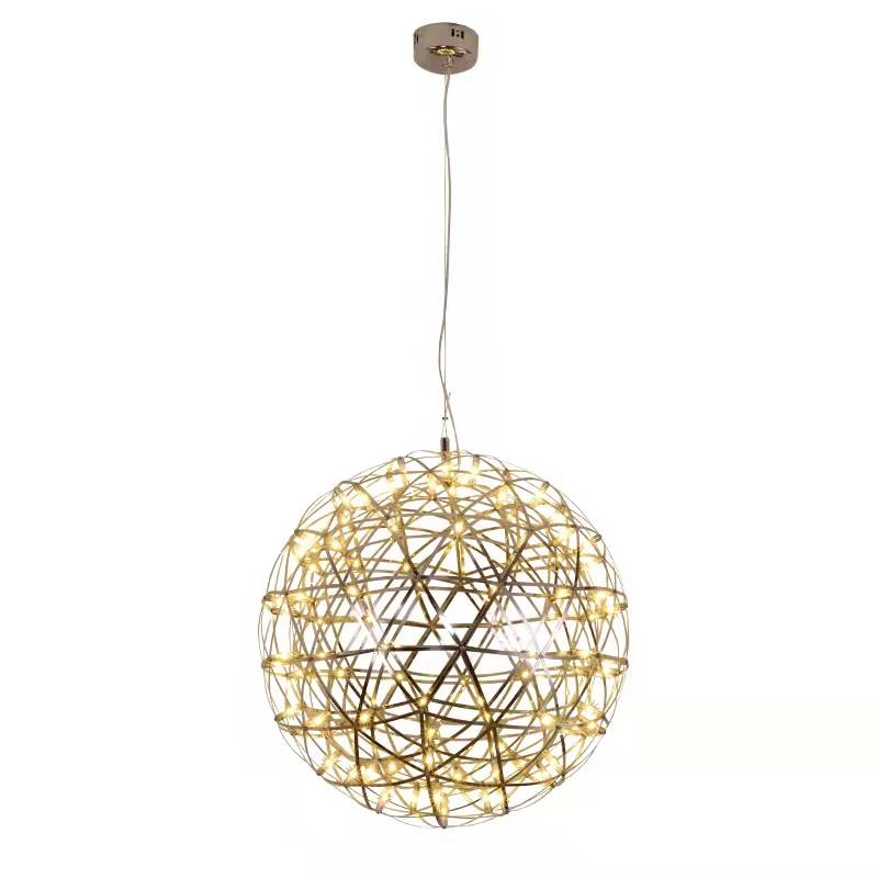Sparkle Led Pendant Large Gold - 60cm