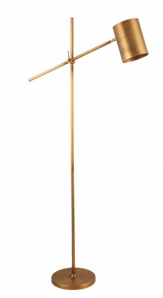 Antique Brass Effect Floor Lamp