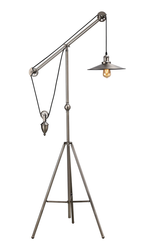 Gun Silver Balance Floor Lamp