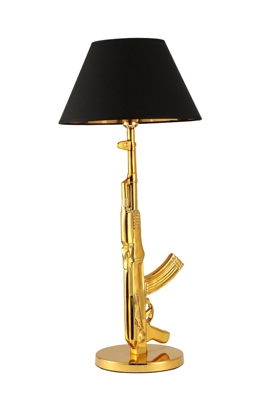 AK47 Gold Gun Table Lamp