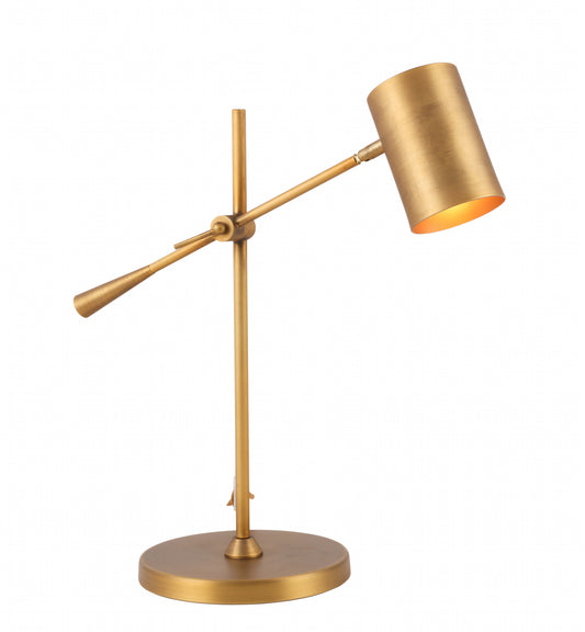 Antique Brass Effect Table Lamp