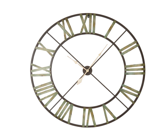 Antiqued Skeleton Wall Clock