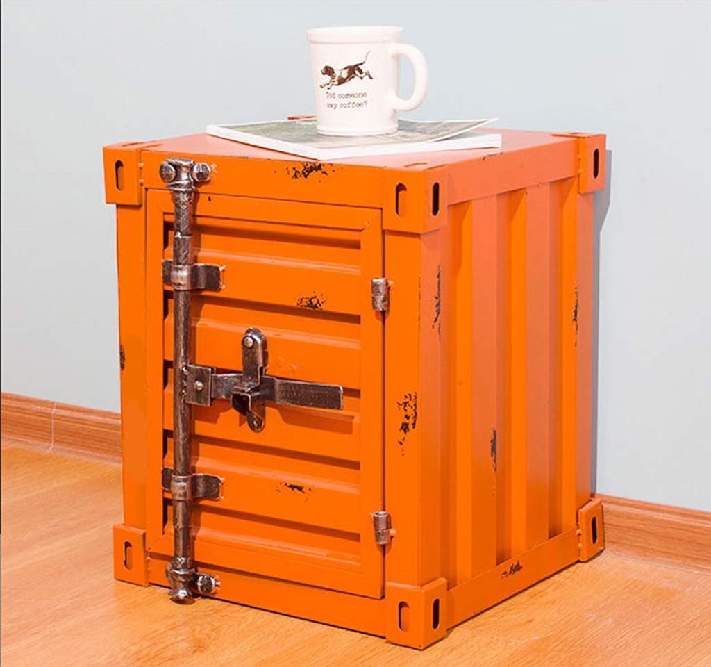 Industrial Container Side Storage Orange