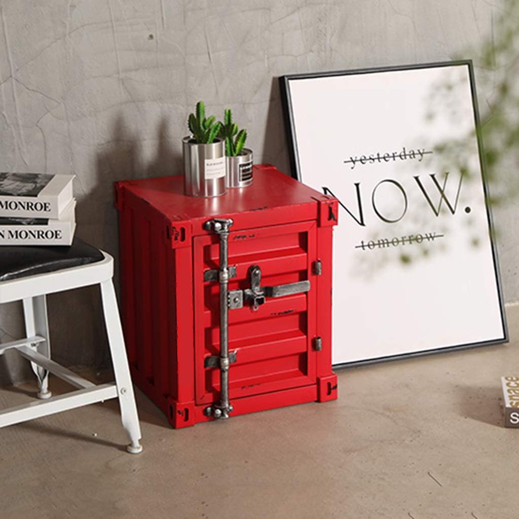 Industrial Container Side Storage Red